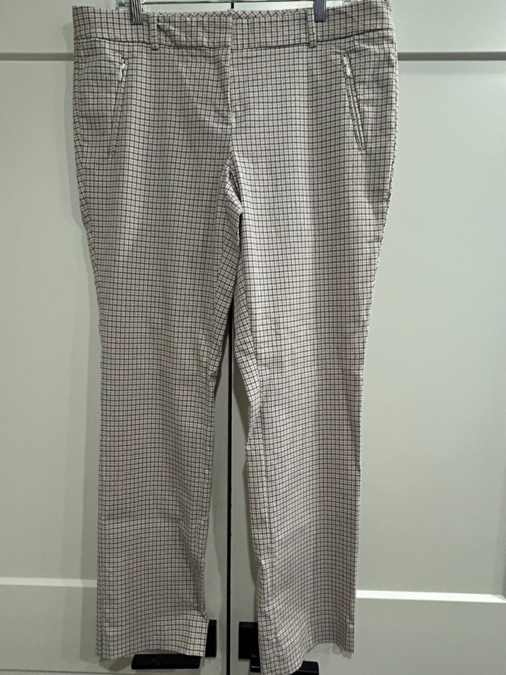 The Limited Exact Stretch Plaid Straight Leg Pants Women’s 14